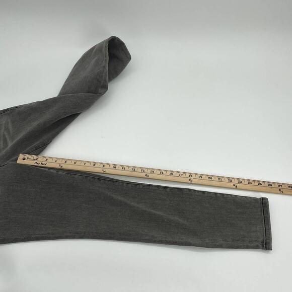PILCRO by Anthro Jeans Serif Mid-Rise Skinny Grey Pants Womens Size 29P Stretch - Picture 9 of 10